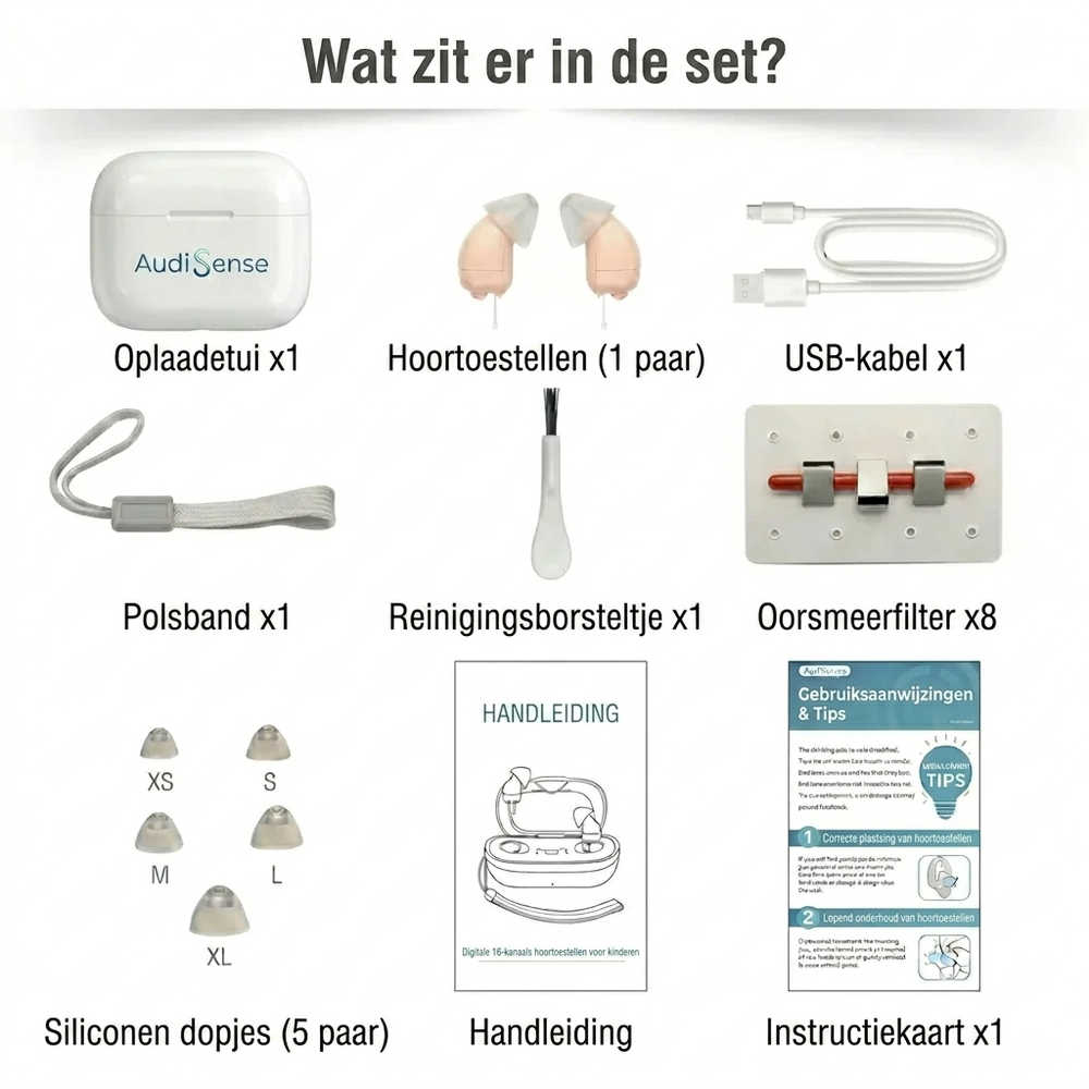 AudiSense™ Comfortabel hoortoestel